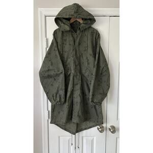 Vintage 80s US Army Military Night Desert Camouflage Camo Fishtail Parka Size S